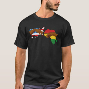 Gründung von Adam Black Proud African Roots Melani T-Shirt
