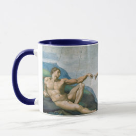 Gründung von Adam (c. 1511) | Michelangelo Tasse
