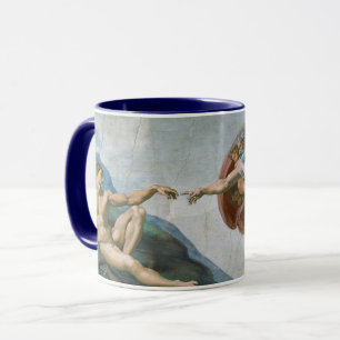 Gründung von Adam (c. 1511)   Michelangelo Tasse
