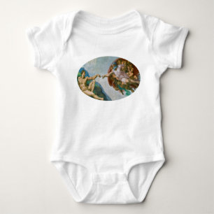 Gründung von Adam - Michelangelo 1475 - 1564 Baby Strampler