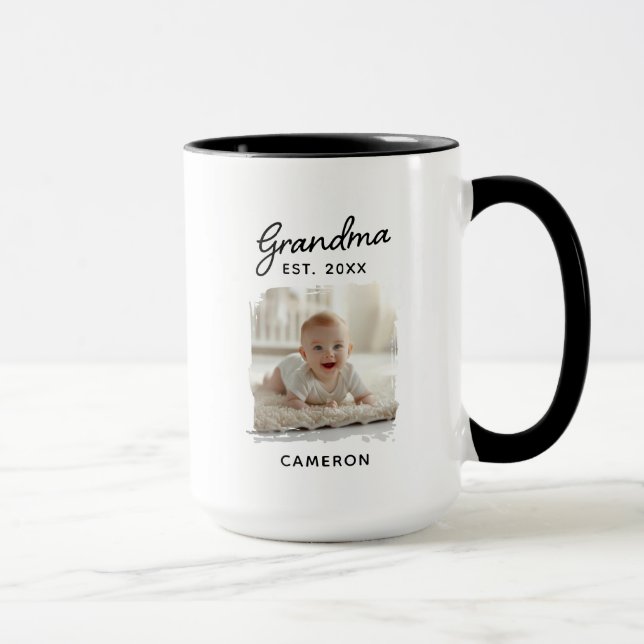 Gründungsdatum des Oma-Oma-Fotos Tasse (Rechts)