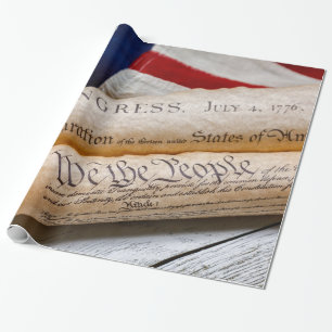 Gründungsdokumente der USA Geschenkpapier