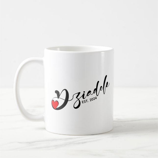 Gründungsjahr der polnischen Dziadek - Großvater Kaffeetasse (Links)
