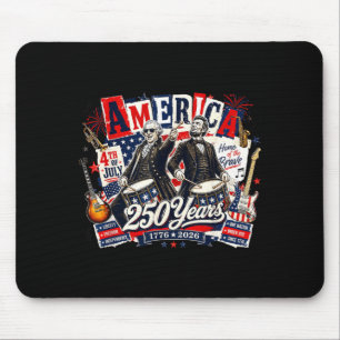 Gründungsvater Abe Lincoln spielt Gitarre 250. Mousepad