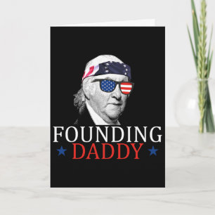 Gründungsvater Daddy Paul Revere 4. Juli Karte