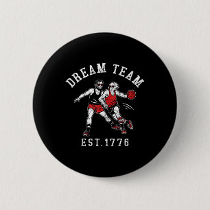 Gründungsväter Dream Team Basketball 1776 Tank T Button