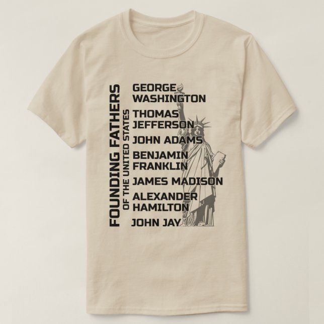 Gründungsväter USA T-Shirt (Design vorne)
