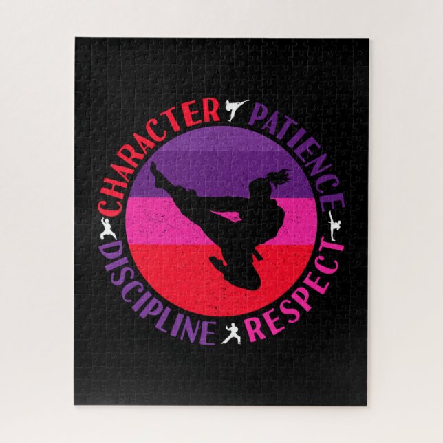 Grundwerte der Kampfkunst - Karate (Vertikal)