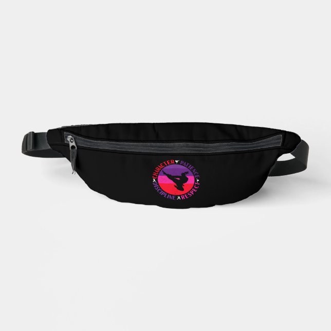Grundwerte der Kampfkunst - Karate Bauchtasche (Vorderseite)