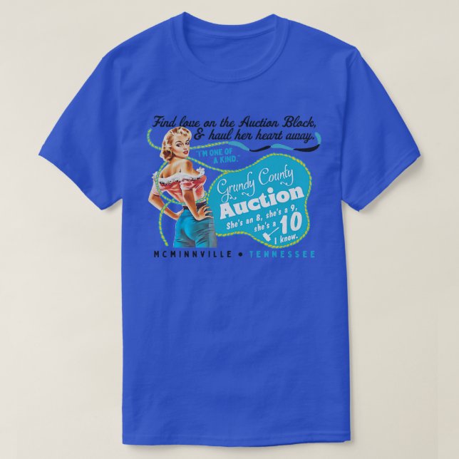 Grundy Landkreis Auktion T-Shirt (Design vorne)