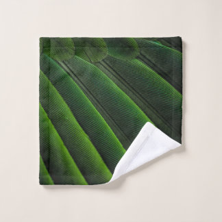 Grüne 3D-Tapete Waschlappen