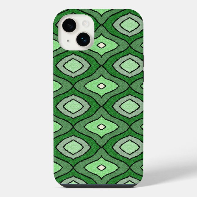 Grüne abstrahierte Case-Mate iPhone-Hülle iPhone 14 Plus Hülle (Rückseite)