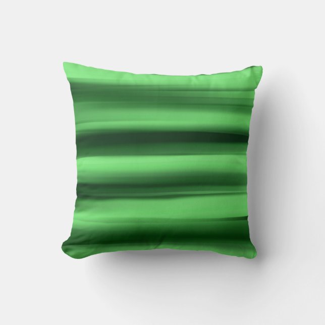 Grüne Abstrakte Kunst Kissen (Vorderseite)