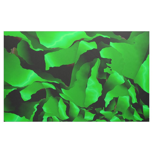 Grüne Abstraktion Stoff (Yard (91,4 cm))