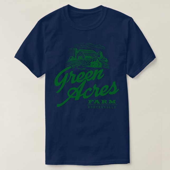 Grüne Acres T-Shirt (Design vorne)
