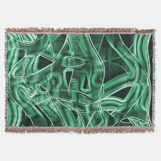 Grüne Acrylleiste, überquert Decke (Vorderseite)