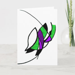 Grüne ägyptische Augengrußkarte Karte