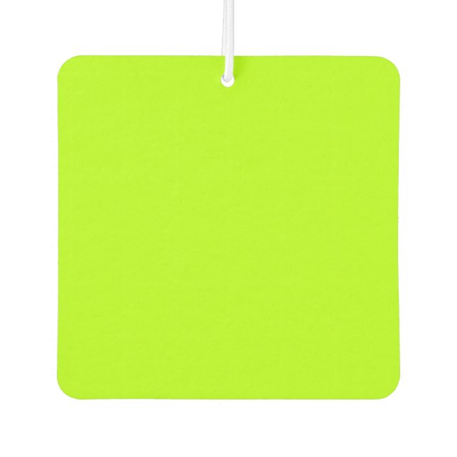 Grüne Akzente für den elektrischen Strom, angepass Autolufterfrischer (Vorderseite)