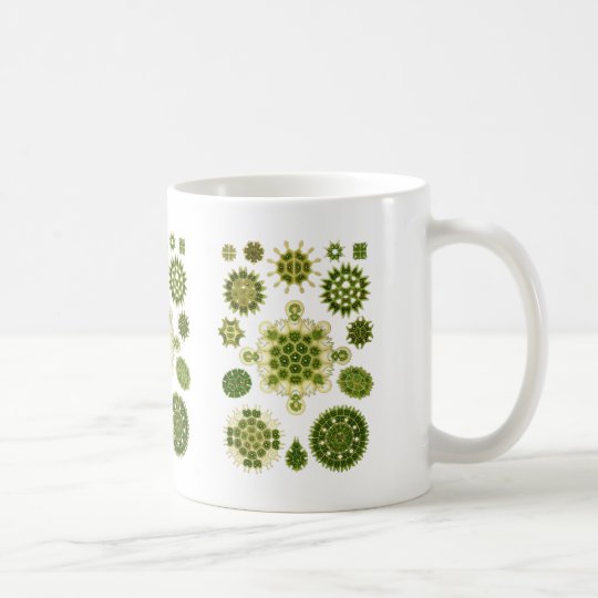 Grüne Algen Kaffeetasse