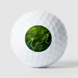 Grüne Algen und Wasser: 6 Gbcnm Golfball