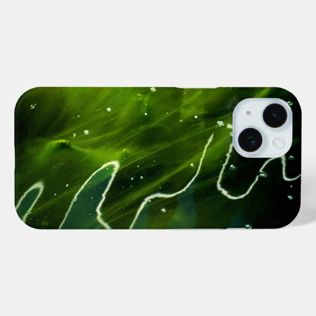 Grüne Algen und Wasser iphcna Case-Mate iPhone Hülle (Rückseite (Horizontal))