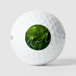 Grüne Algen und Wasser ssf gbcnm Golfball