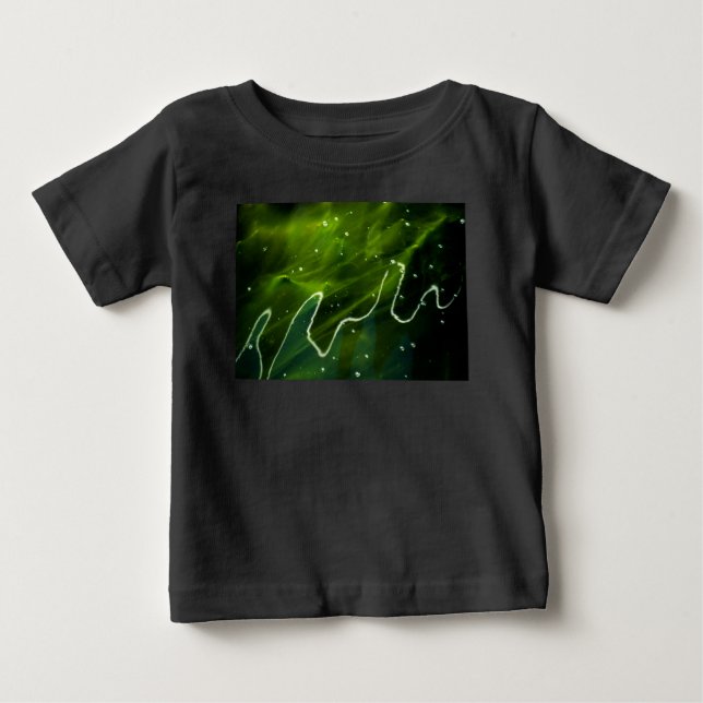 Grüne Algen und Wasserkohle Baby T-shirt (Vorderseite)