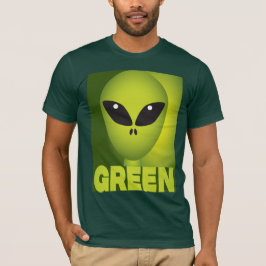 Grüne Alien T-Shirt