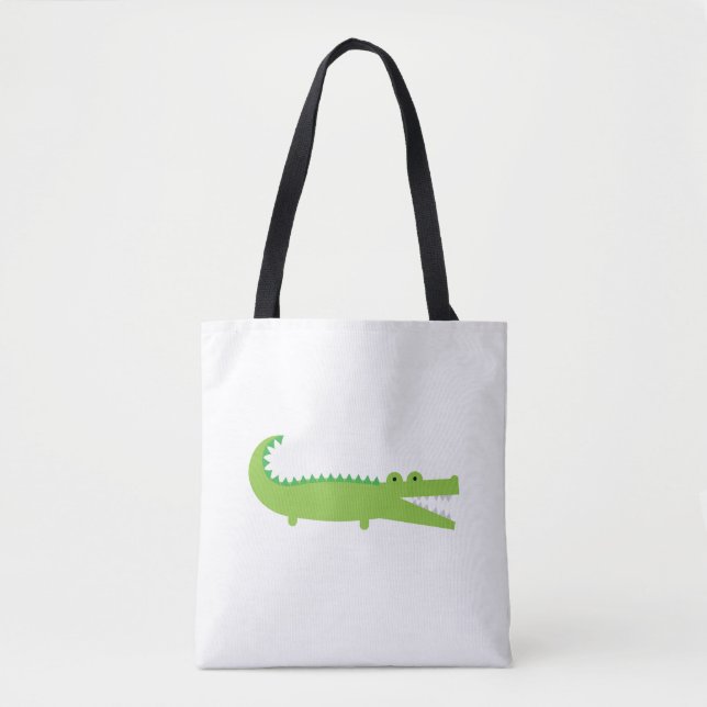 Grüne AlligatorTaschen-Tasche Tasche (Vorderseite)