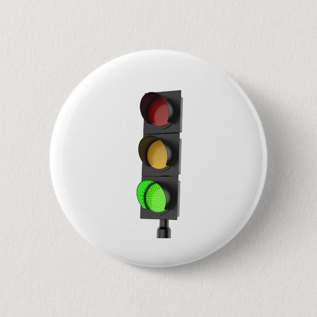 Grüne Ampel Button (Vorderseite)