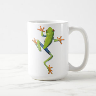 Grüne Amphibienbaum-Frog Kaffeetasse