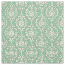 Grüne Ananas Damask