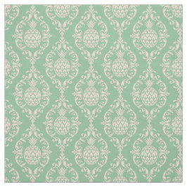 Grüne Ananas Damask Stoff