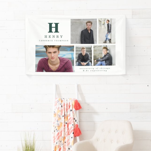 Grüne Ankündigung für mehrere Fotos Banner (Insitu)