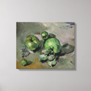 Grüne Äpfel Pauls Cezanne  , c.1872-73 Leinwanddruck