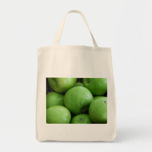 Grüne Äpfel Tragetasche