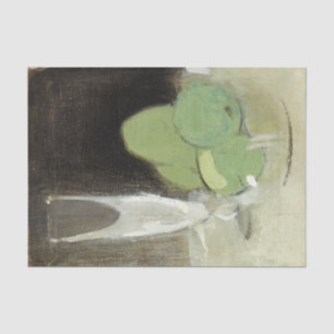 Grüne Äpfel und Champagner Glass, H.Schjerfbeck Seidenpapier