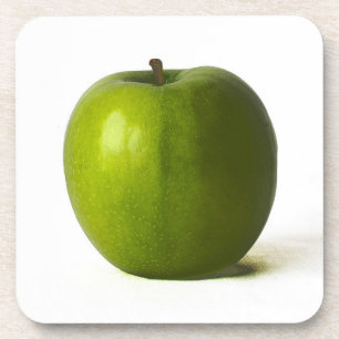 Grüne Apfelküste Getränkeuntersetzer