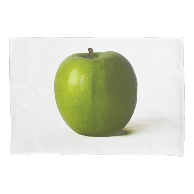 Grüne Apfelschnecke Kissenbezug (Vorderseite)