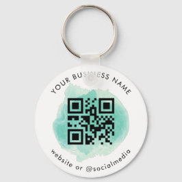 Grüne Aquarellfarbe Hinzufügen eines benutzerdefin Schlüsselanhänger