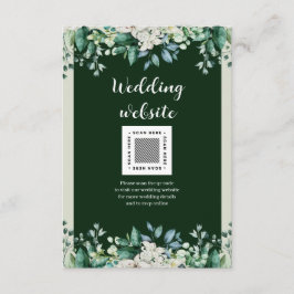 Grüne Aquarellfarbenpalette der Hochzeit von Liebe Begleitkarte