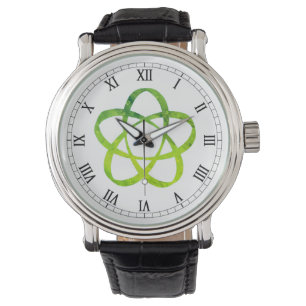 Grüne Armbanduhr