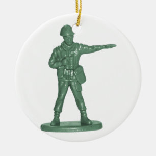 Grüne Armee-Männer Keramikornament
