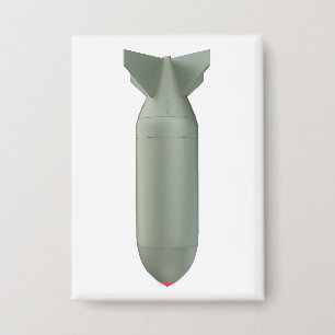 Grüne Atombombe Button