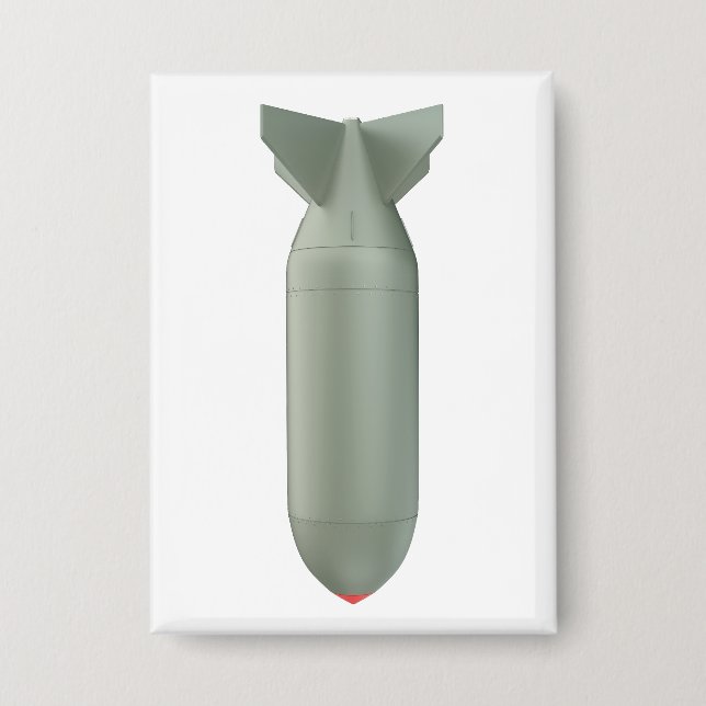 Grüne Atombombe Button (Vorderseite)