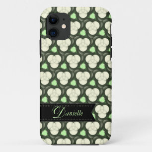 Grüne Atome Modernes Muster Case-Mate iPhone Hülle