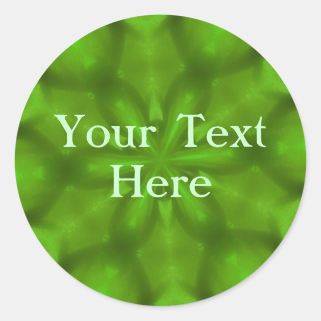 Grüne Aufkleber (Vorderseite)