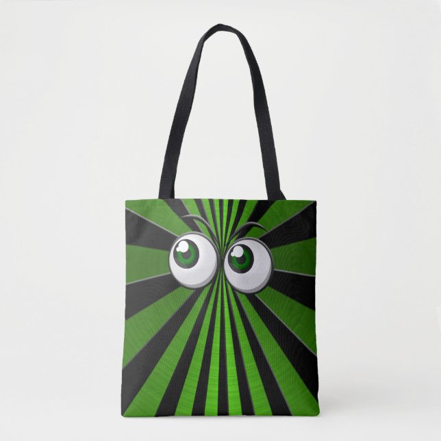 grüne Augäpfel Tasche (Vorderseite)