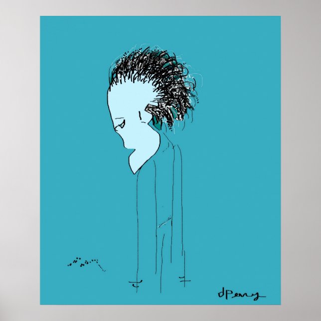 "GRÜNE AUGEN" POSTER (Vorne)