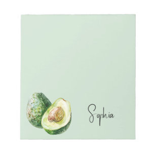 Grüne Avocado   Notizblock